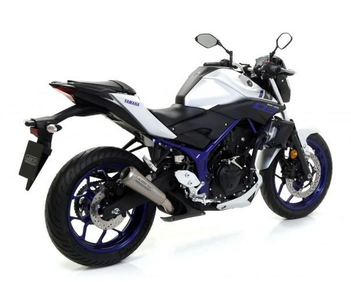 ARROW 71831PRI Yamaha MT03 (2016+) Steel Slip-on Exhaust "Pro Race" – Accessories in the 2WheelsHero Motorcycle Aftermarket Accessories and Parts Online Shop