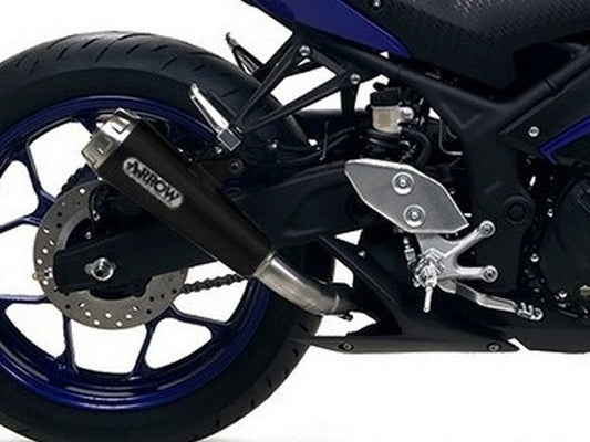 ARROW 71894PRN Yamaha R3 (2019+) Dark Steel Slip-on Exhaust "Pro Race" – Accessories in the 2WheelsHero Motorcycle Aftermarket Accessories and Parts Online Shop