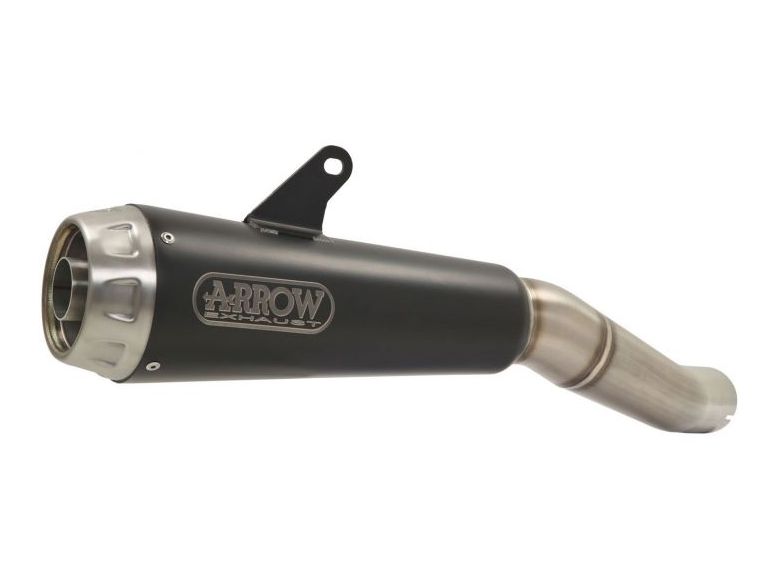 ARROW 72636PRN Husqvarna Svartpilen 125 / Vitpilen 125 (2021+) Dark Steel Slip-on Exhaust "Pro Race" – Accessories in the 2WheelsHero Motorcycle Aftermarket Accessories and Parts Online Shop