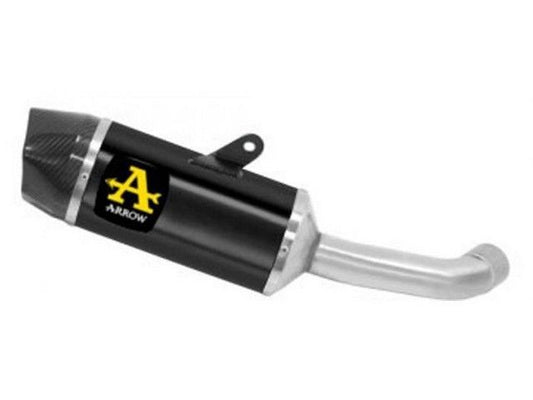 ARROW 71936GPI KTM 390 Duke (21/23) Dark Steel Slip-on Exhaust "GP2" – Accessories in the 2WheelsHero Motorcycle Aftermarket Accessories and Parts Online Shop