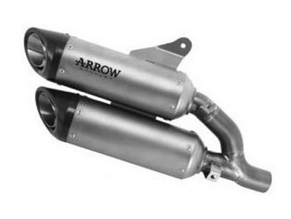 ARROW 71939PR Ducati Monster 950 / 937 (2021+) Slip-on Exhaust "Round-sil" (titanium) – Accessories in the 2WheelsHero Motorcycle Aftermarket Accessories and Parts Online Shop