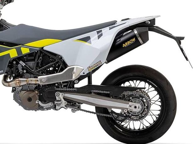 ARROW 72156PD+72624AKN KTM 690 Enduro R (2019+) Dark Aluminum Slip-on Exhaust "Race-Tech" – Accessories in the 2WheelsHero Motorcycle Aftermarket Accessories and Parts Online Shop