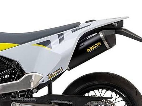 ARROW 72175PZ+72623AKN Husqvarna 701 Enduro/Supermoto (2021+) Dark Aluminum Slip-on Exhaust "Race Tech" – Accessories in the 2WheelsHero Motorcycle Aftermarket Accessories and Parts Online Shop