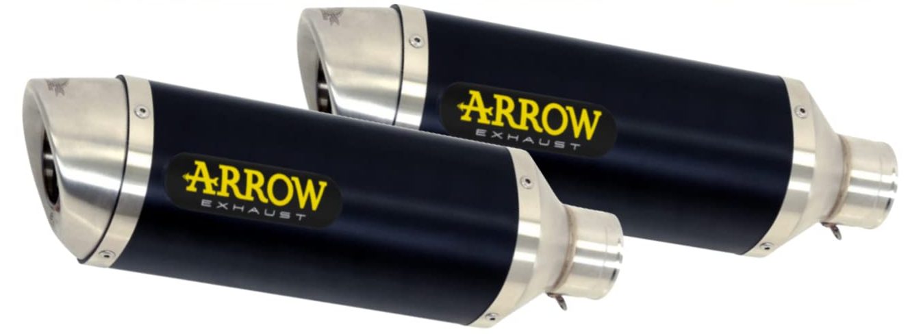 ARROW 71755AON Kawasaki Z1000 (2017+) Dark Aluminum Slip-on Exhaust "Thunder" – Accessories in the 2WheelsHero Motorcycle Aftermarket Accessories and Parts Online Shop