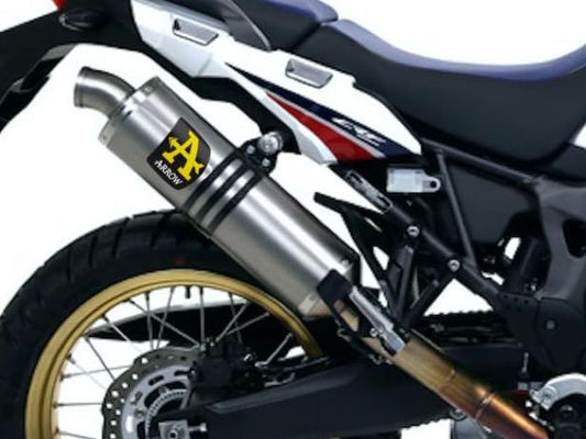 ARROW 72621PO Honda Africa Twin Adventure Sport (2018+) Titanium Slip-on Exhaust "Maxi Race Tech" – Accessories in the 2WheelsHero Motorcycle Aftermarket Accessories and Parts Online Shop