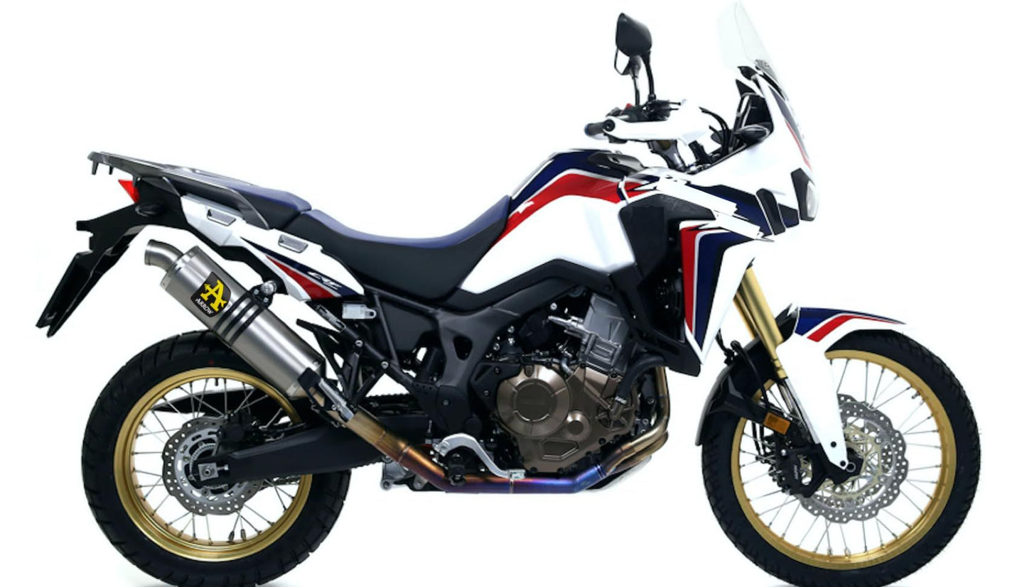 ARROW 72621PO Honda Africa Twin Adventure Sport (2018+) Titanium Slip-on Exhaust "Maxi Race Tech" – Accessories in the 2WheelsHero Motorcycle Aftermarket Accessories and Parts Online Shop