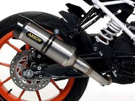 ARROW 71675MI+71860AK KTM 390 Duke (17/20) Aluminum Slip-on Exhaust "Thunder" – Accessories in the 2WheelsHero Motorcycle Aftermarket Accessories and Parts Online Shop