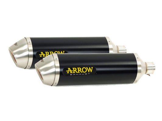 ARROW 71677AON Aprilia Tuono 1000R/Factory (2006+) Dark Aluminum Slip-on Exhaust "Race Tech" – Accessories in the 2WheelsHero Motorcycle Aftermarket Accessories and Parts Online Shop