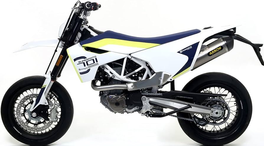 ARROW 72143PD+72623AK Husqvarna 701 Enduro/Supermoto (2017+) Aluminum Slip-on Exhaust "Race Tech" – Accessories in the 2WheelsHero Motorcycle Aftermarket Accessories and Parts Online Shop