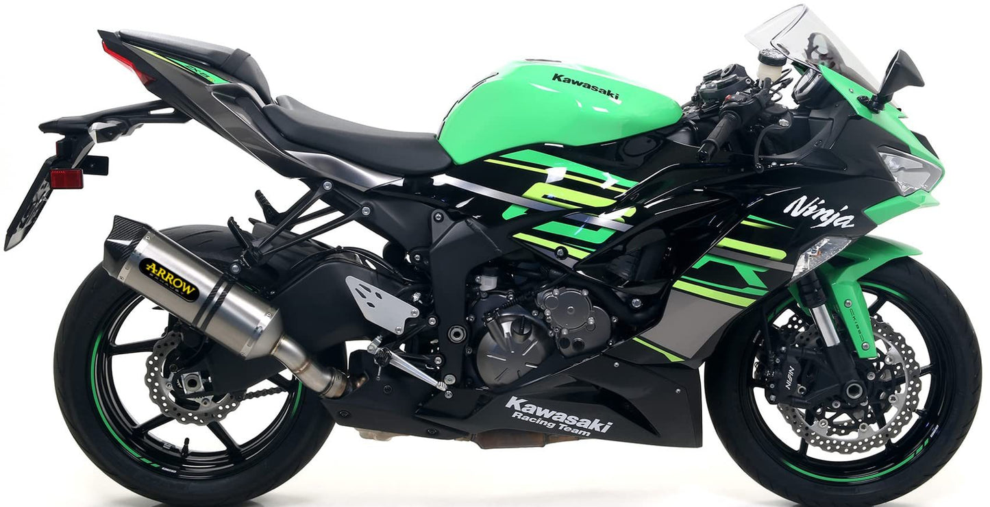 ARROW 71898AK Kawasaki ZX-6R (2019+) Aluminum Slip-on Exhaust "Race Tech" – Accessories in the 2WheelsHero Motorcycle Aftermarket Accessories and Parts Online Shop