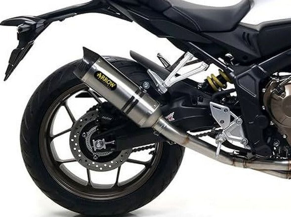 ARROW 71614MI+71892AK Honda CB650R (2019+) Aluminum Full Exhaust System "Competition Evo Thunder" (racing) – Accessories in the 2WheelsHero Motorcycle Aftermarket Accessories and Parts Online Shop