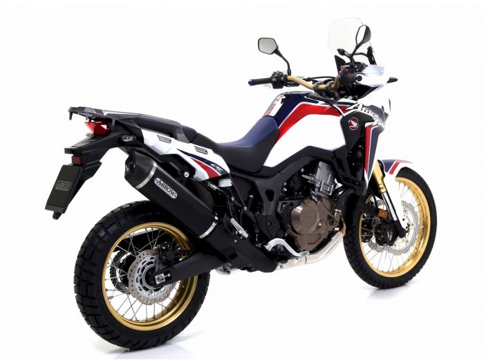 ARROW 72621AKN Honda CRF1000L Africa Twin (2016+) Dark Aluminum Slip-on Exhaust "Race Tech" – Accessories in the 2WheelsHero Motorcycle Aftermarket Accessories and Parts Online Shop