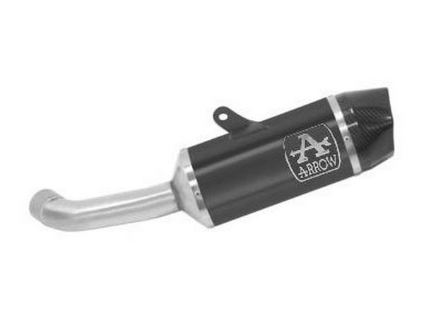 ARROW 72631AKN Husqvarna Svartpilen 401 / Vitpilen 401 (2020+) Dark Aluminum Slip-on Exhaust "Indy Race" – Accessories in the 2WheelsHero Motorcycle Aftermarket Accessories and Parts Online Shop