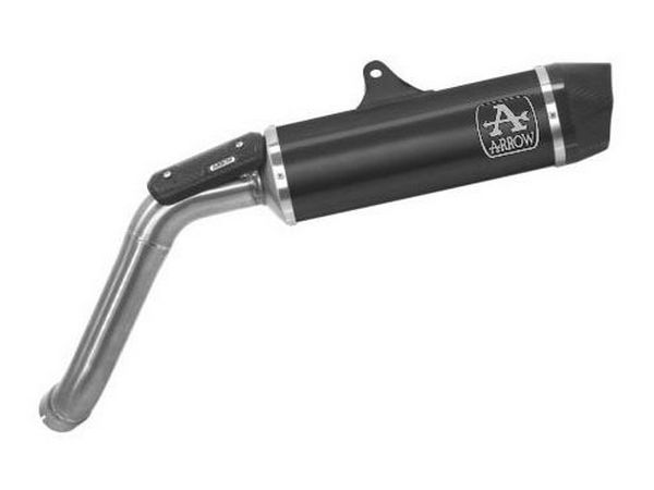 ARROW 72632AKN Moto Guzzi V85TT (2019+) Dark Aluminum Slip-on Exhaust "Indy Race" – Accessories in the 2WheelsHero Motorcycle Aftermarket Accessories and Parts Online Shop