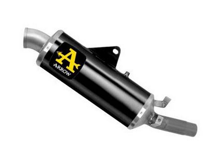 ARROW 72638AON Ducati DesertX (2022+) Dark Aluminum Slip-on Exhaust "Indy Race" – Accessories in the 2WheelsHero Motorcycle Aftermarket Accessories and Parts Online Shop