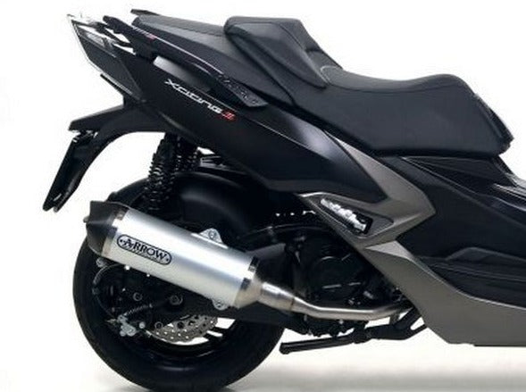 ARROW 73018MI+73517AK Kymco Xciting 400I S (2019+) Aluminum Full Exhaust System "Competition Evo Race-Tech" (racing) – Accessories in the 2WheelsHero Motorcycle Aftermarket Accessories and Parts Online Shop