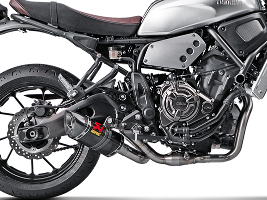 AKRAPOVIC S-Y7R2-AFC Yamaha XSR 700 / XTribute (2020+) Exhaust System "Racing Line" (carbon) – Accessories in the 2WheelsHero Motorcycle Aftermarket Accessories and Parts Online Shop
