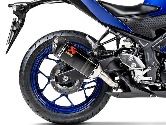 AKRAPOVIC S-Y2SO16-HAPC/1 Yamaha YZF-R25 (2021+) Slip-On Exhaust (carbon) – Accessories in the 2WheelsHero Motorcycle Aftermarket Accessories and Parts Online Shop