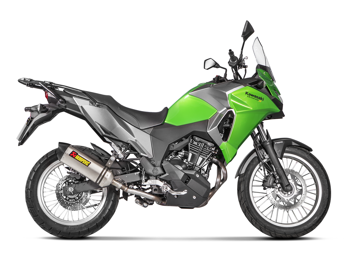 AKRAPOVIC S-K3SO2-HZT Kawasaki KLE 250 / 300 Versys-X (2020+) Slip-On Exhaust (titanium) – Accessories in the 2WheelsHero Motorcycle Aftermarket Accessories and Parts Online Shop