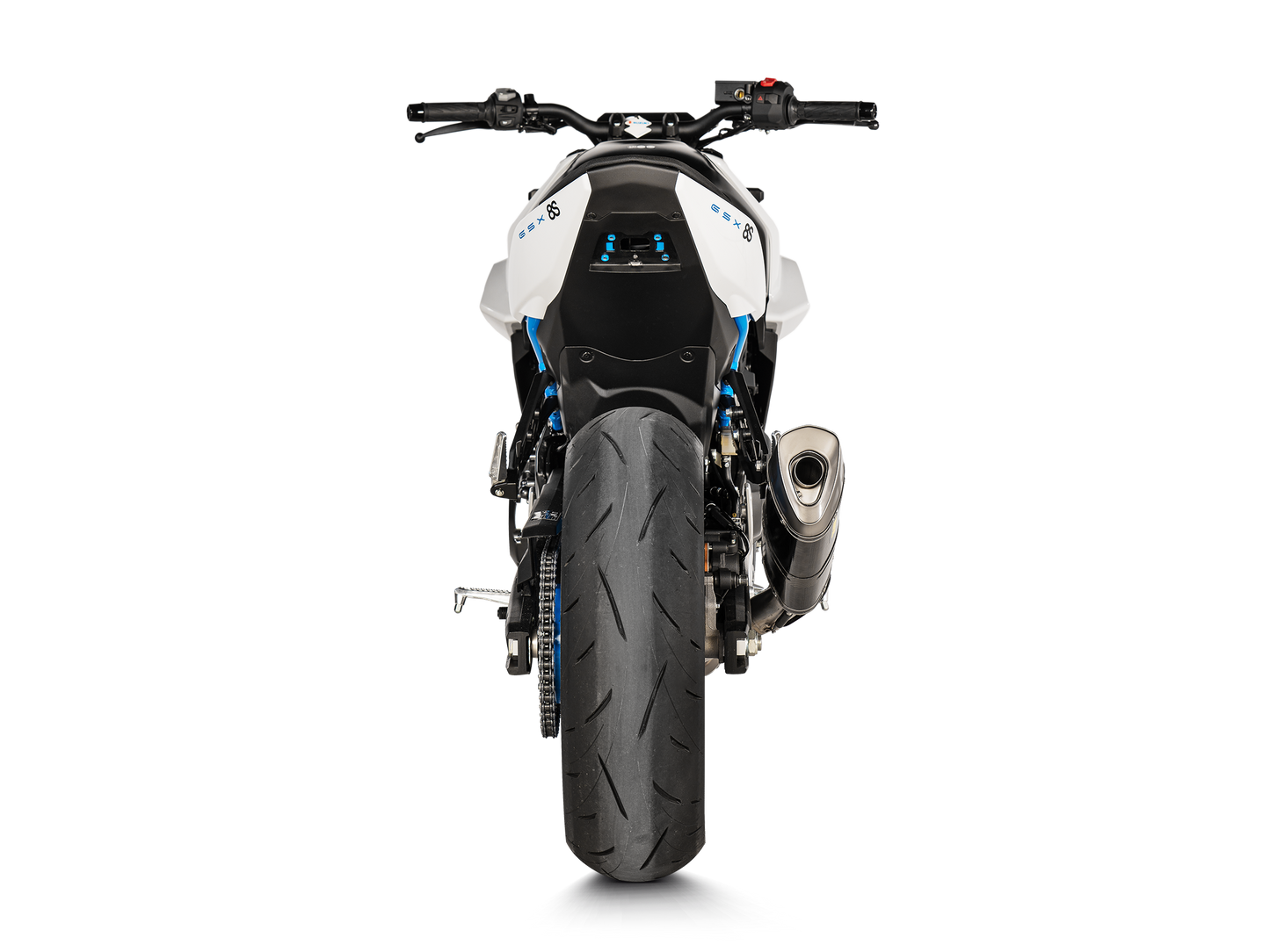 AKRAPOVIC P-X341 Suzuki GSX-8S / 8R (2025+) Muffler Bracket (aluminium) – Accessories in the 2WheelsHero Motorcycle Aftermarket Accessories and Parts Online Shop