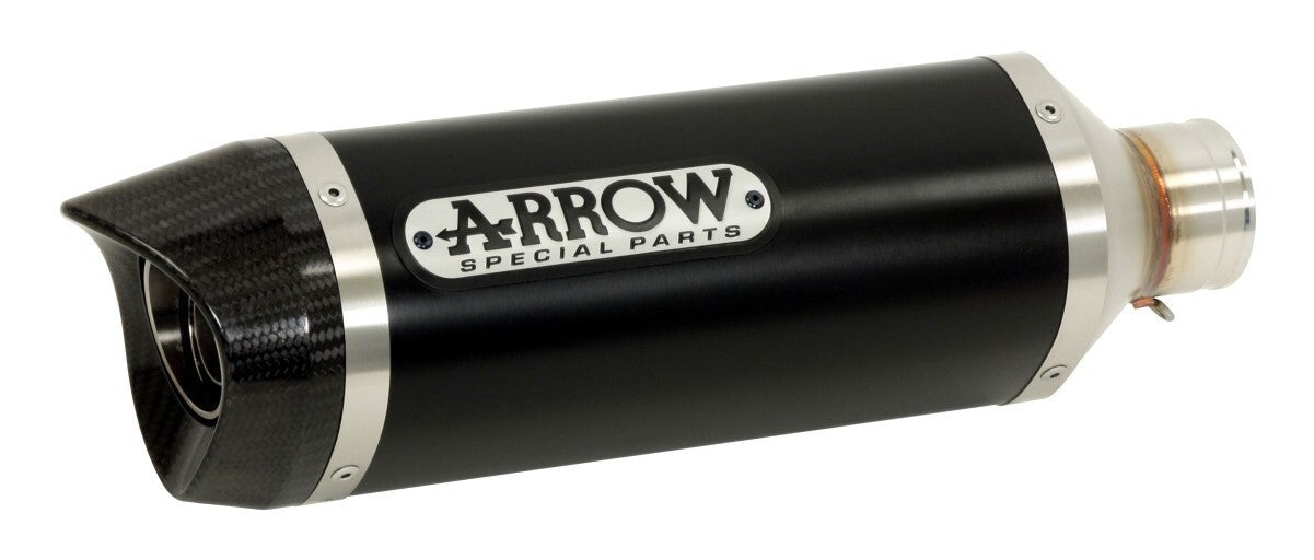 ARROW 71863AKN Yamaha R6 (2017+) Dark Aluminum Slip-on Exhaust "Thunder" – Accessories in the 2WheelsHero Motorcycle Aftermarket Accessories and Parts Online Shop