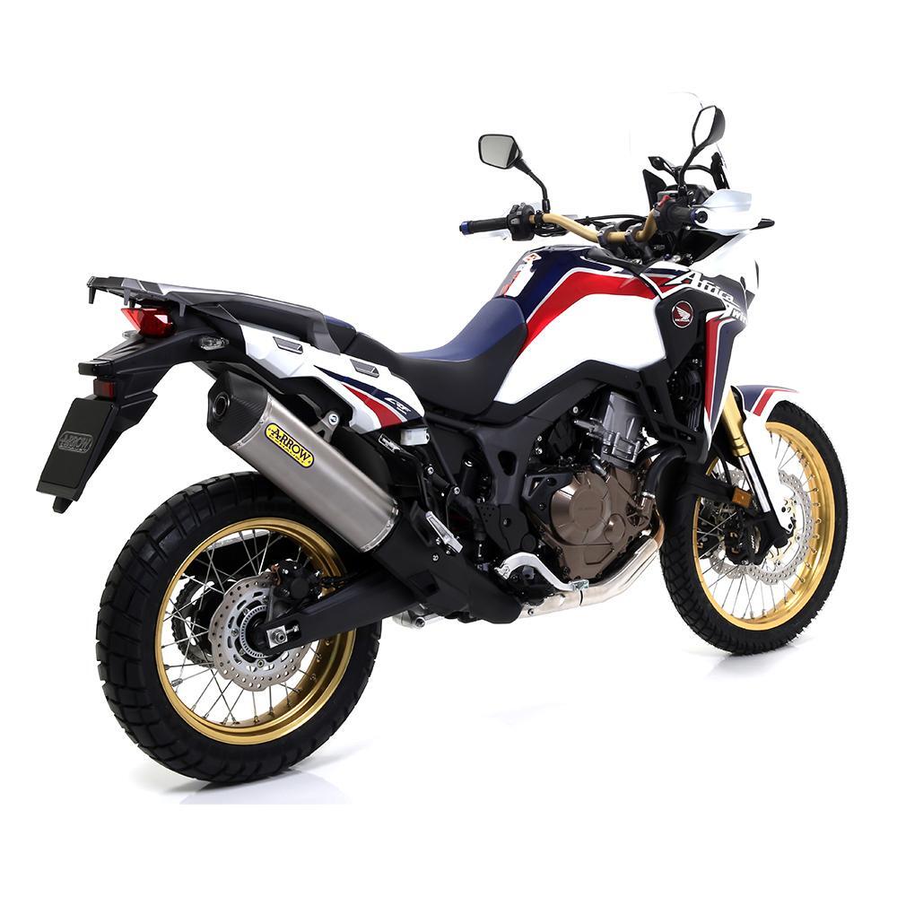 ARROW 72621PK Honda CRF1000L Africa Twin (2016+) Titanium Slip-on Exhaust "Maxi Race Tech" – Accessories in the 2WheelsHero Motorcycle Aftermarket Accessories and Parts Online Shop