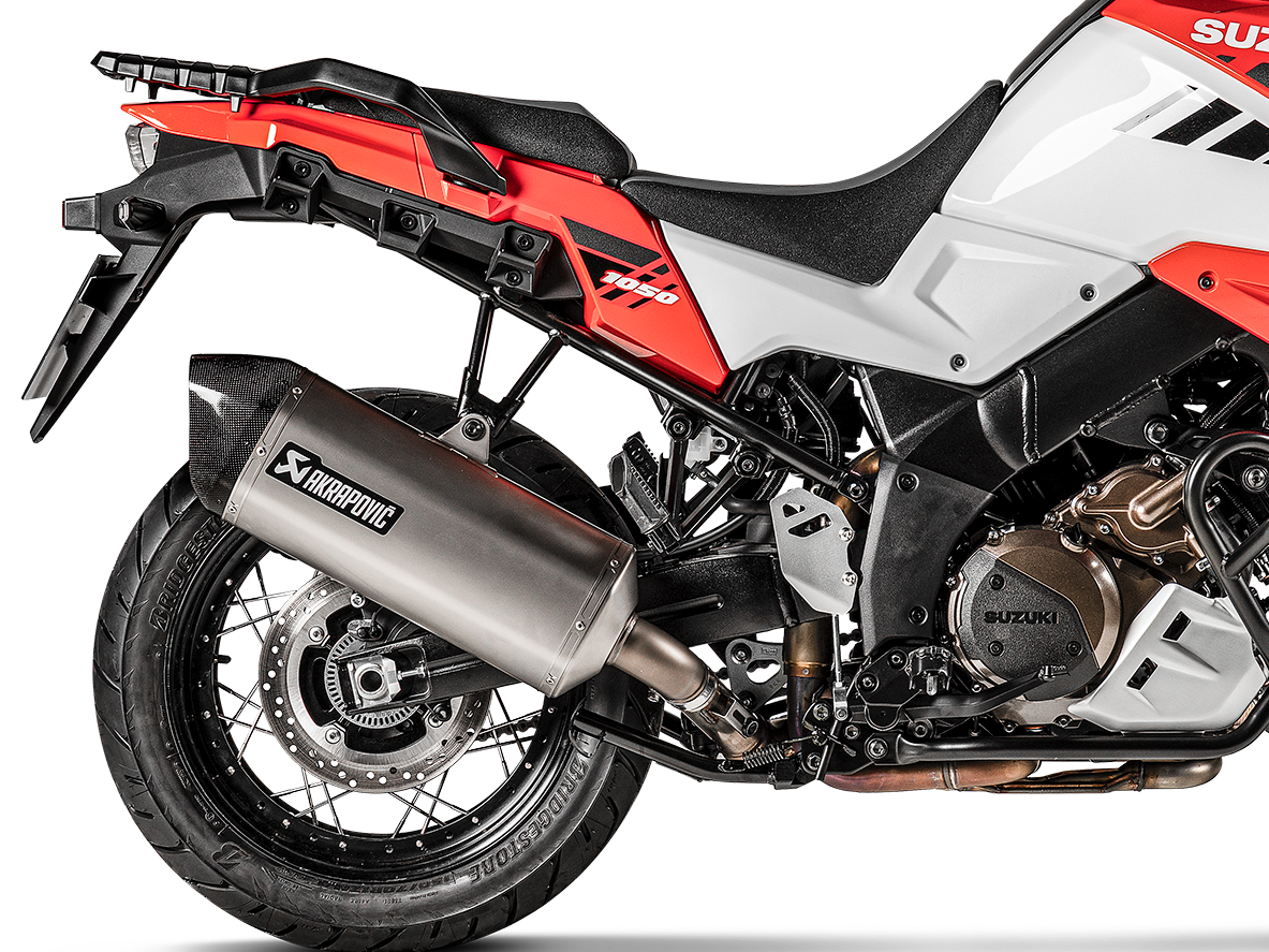 AKRAPOVIC S-S10SO18-HAFT Suzuki V-Strom 1000 / 1050 (2019+) Slip-on Exhaust (titanium) – Accessories in the 2WheelsHero Motorcycle Aftermarket Accessories and Parts Online Shop