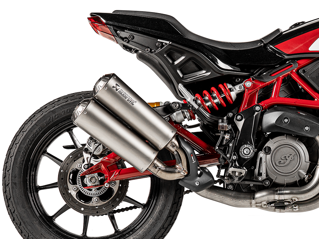 AKRAPOVIC E-IN12E1 Indian FTR 1200 / S (2020+) Optional Header Exhaust (titanium) – Accessories in the 2WheelsHero Motorcycle Aftermarket Accessories and Parts Online Shop