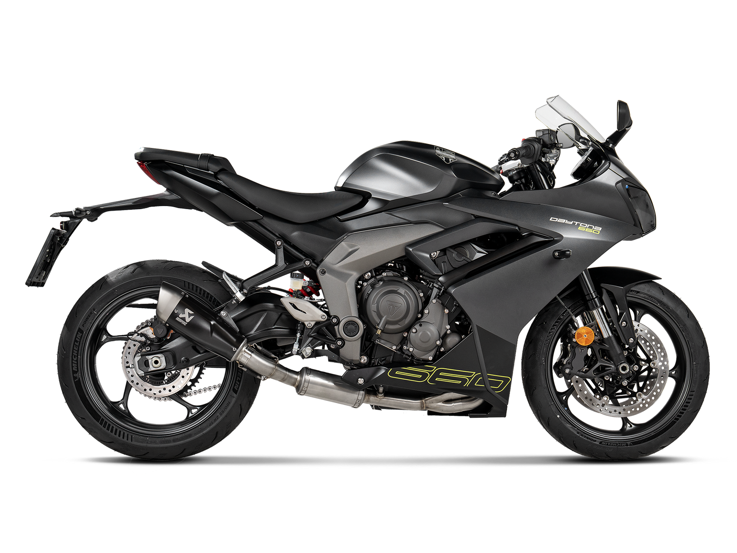AKRAPOVIC S-T6R2-CQTBL Triumph 660 Daytona / Tiger Sport / Trident Full Exhaust System "Racing Line" (titanium) – Accessories in the 2WheelsHero Motorcycle Aftermarket Accessories and Parts Online Shop