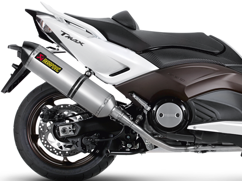 AKRAPOVIC S-Y5R2-RT Yamaha T-MAX (2016+) Exhaust System "Racing Line" (titanium) – Accessories in the 2WheelsHero Motorcycle Aftermarket Accessories and Parts Online Shop