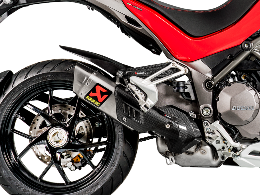 AKRAPOVIC S-D12SO9-HAPT Ducati Multistrada 1200 / 1260 (15/20) Slip-on Exhaust (titanium) – Accessories in the 2WheelsHero Motorcycle Aftermarket Accessories and Parts Online Shop