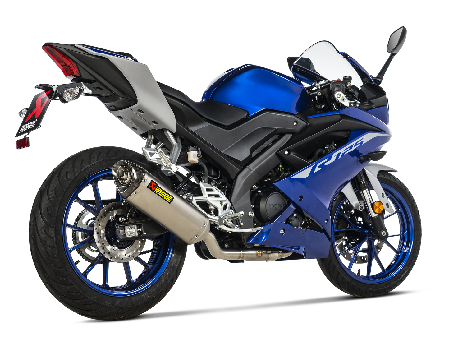 AKRAPOVIC S-Y125R8-HZT Yamaha MT-125 / YZF-R125 / R15 (2021+) Exhaust System "Racing Line" (titanium) – Accessories in the 2WheelsHero Motorcycle Aftermarket Accessories and Parts Online Shop
