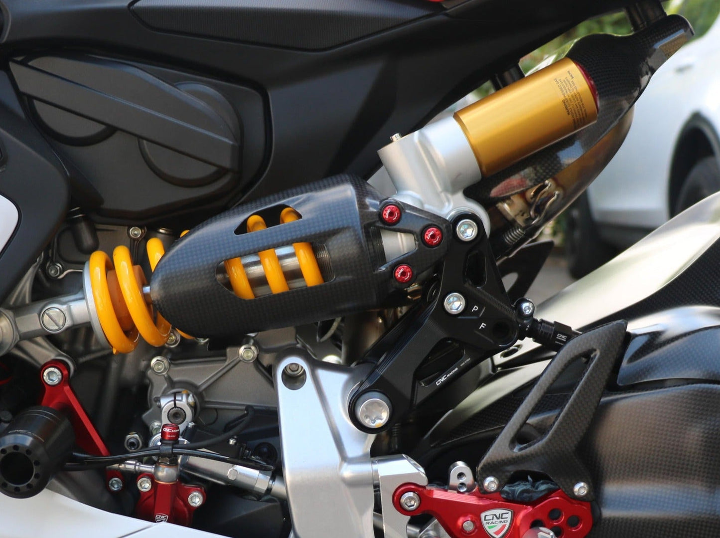 KV397 - CNC RACING Ducati Panigale / Streetfighter V2 Shock Absorber Cover Screws Kit – Accessories in the Motodeal Motorcycle Aftermarket Accessories and Parts Online Shop