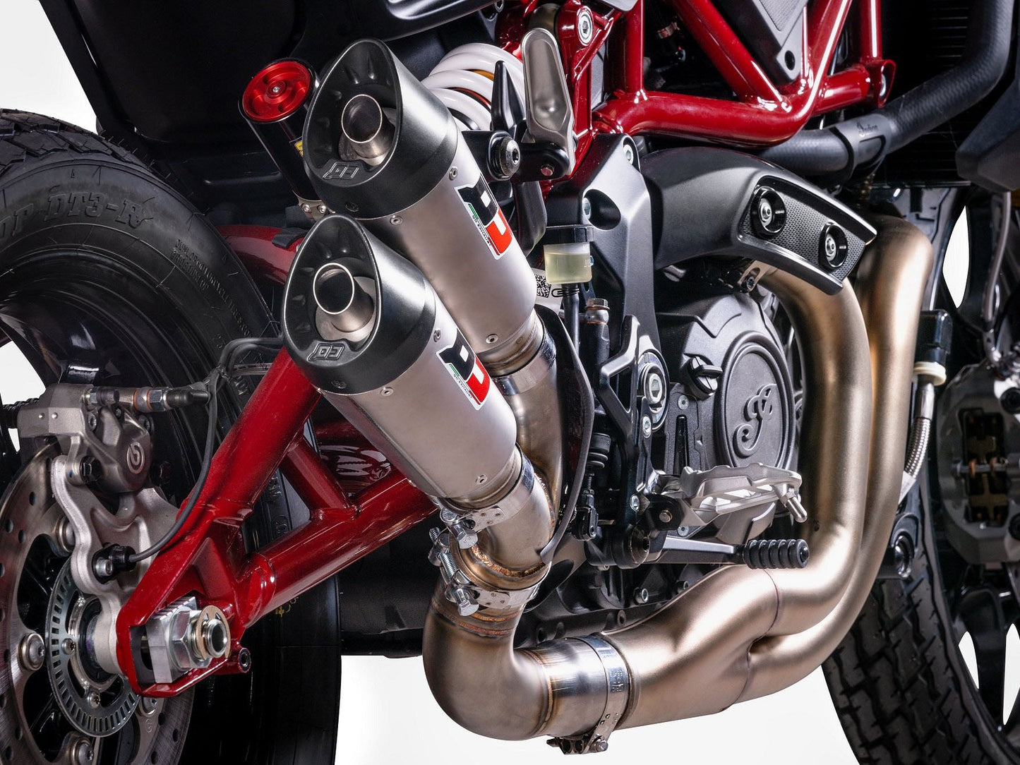 QD EXHAUST Indian FTR 1200 Exhaust Mid-Pipe (for Magnum silencers; racing) – Accessories in the 2WheelsHero Motorcycle Aftermarket Accessories and Parts Online Shop
