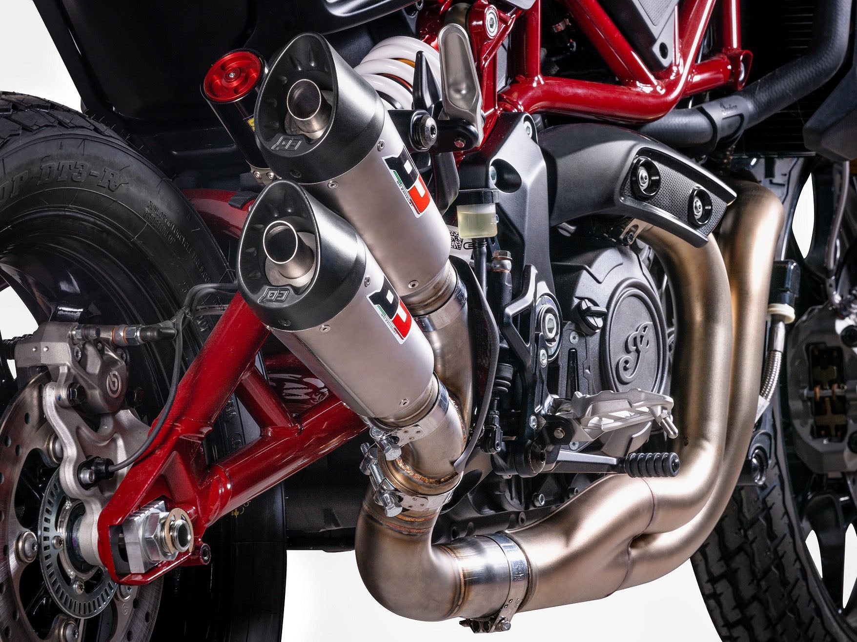 QD EXHAUST Indian FTR 1200 Exhaust Mid-Pipe (for Magnum silencers; racing) – Accessories in the 2WheelsHero Motorcycle Aftermarket Accessories and Parts Online Shop