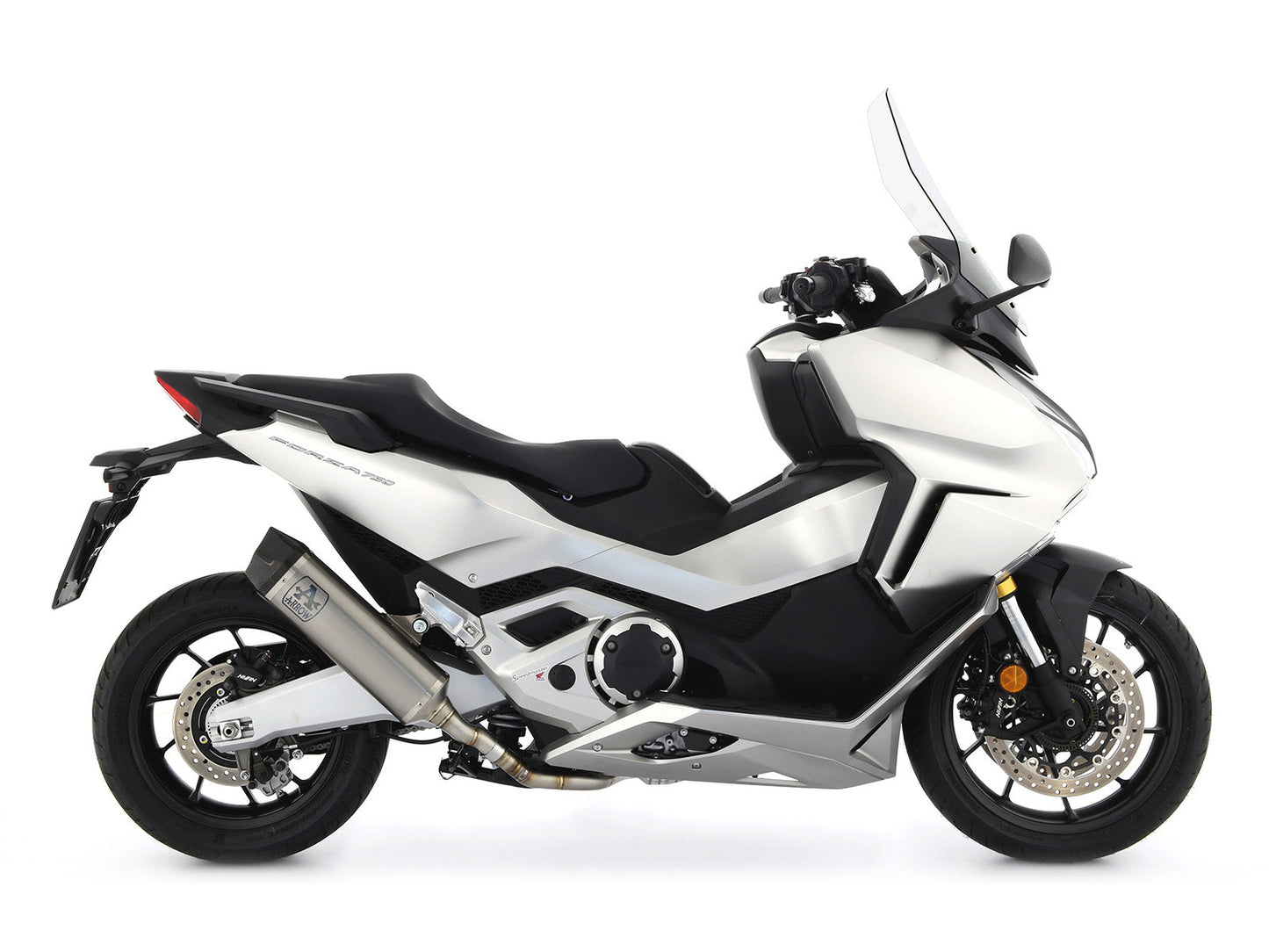 ARROW 73518AK Honda Forza 750 (2021+) Aluminum Slip-on Exhaust "Indy Race" – Accessories in the 2WheelsHero Motorcycle Aftermarket Accessories and Parts Online Shop