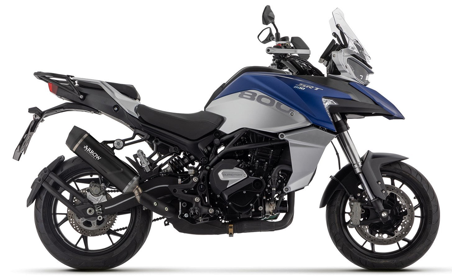 ARROW 72650AKN QJ Motor SRT 800 (2023+) Black Aluminum Slip-on Exhaust "Indy Race Evo" – Accessories in the 2WheelsHero Motorcycle Aftermarket Accessories and Parts Online Shop