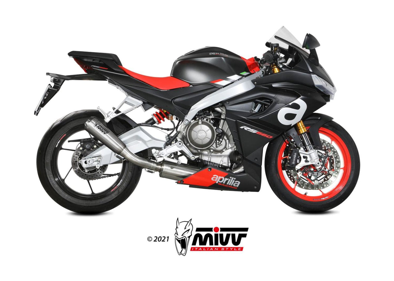 MIVV A.013 Aprilia RS660 (2020+) Full System Steel High Exhaust "X-M1" (titanium; approved) – Accessories in the 2WheelsHero Motorcycle Aftermarket Accessories and Parts Online Shop