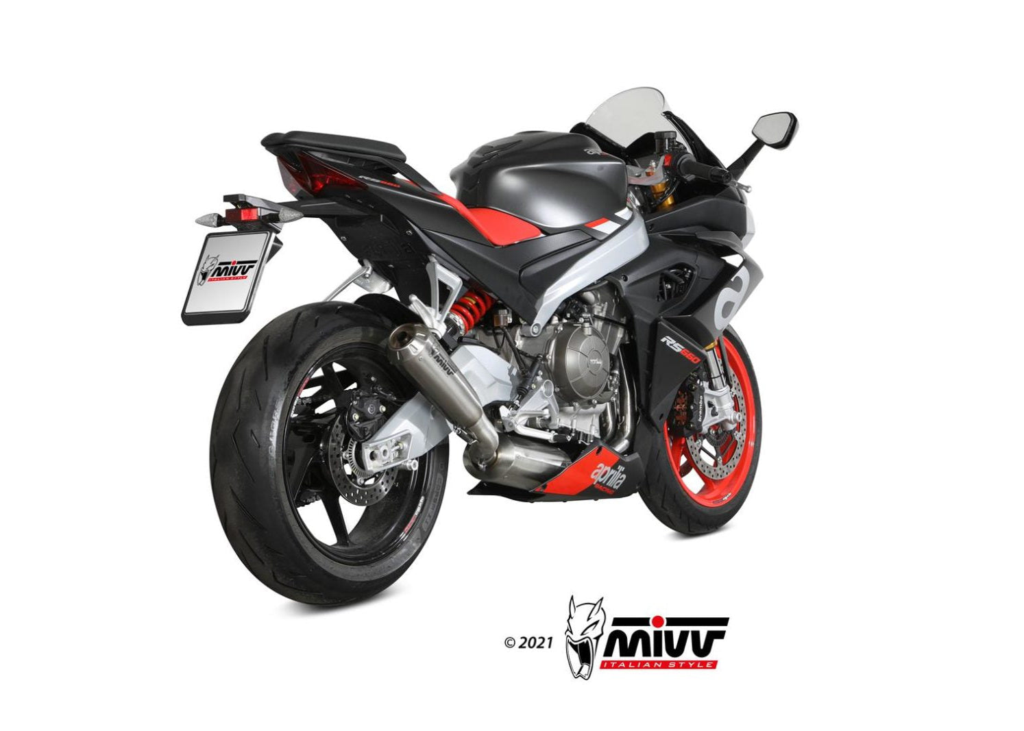 MIVV A.013 Aprilia RS660 (2020+) Full System Steel High Exhaust "X-M1" (titanium; approved) – Accessories in the 2WheelsHero Motorcycle Aftermarket Accessories and Parts Online Shop