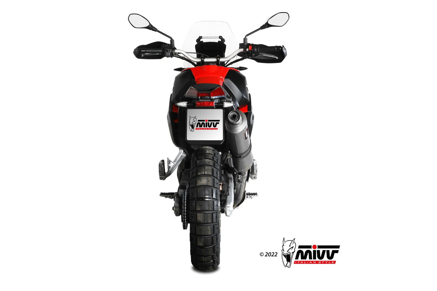 MIVV A.017 Aprilia Tuareg 660 (2022+) Slip-on Exhaust "Dakar" (stainless steel; approved) – Accessories in the 2WheelsHero Motorcycle Aftermarket Accessories and Parts Online Shop