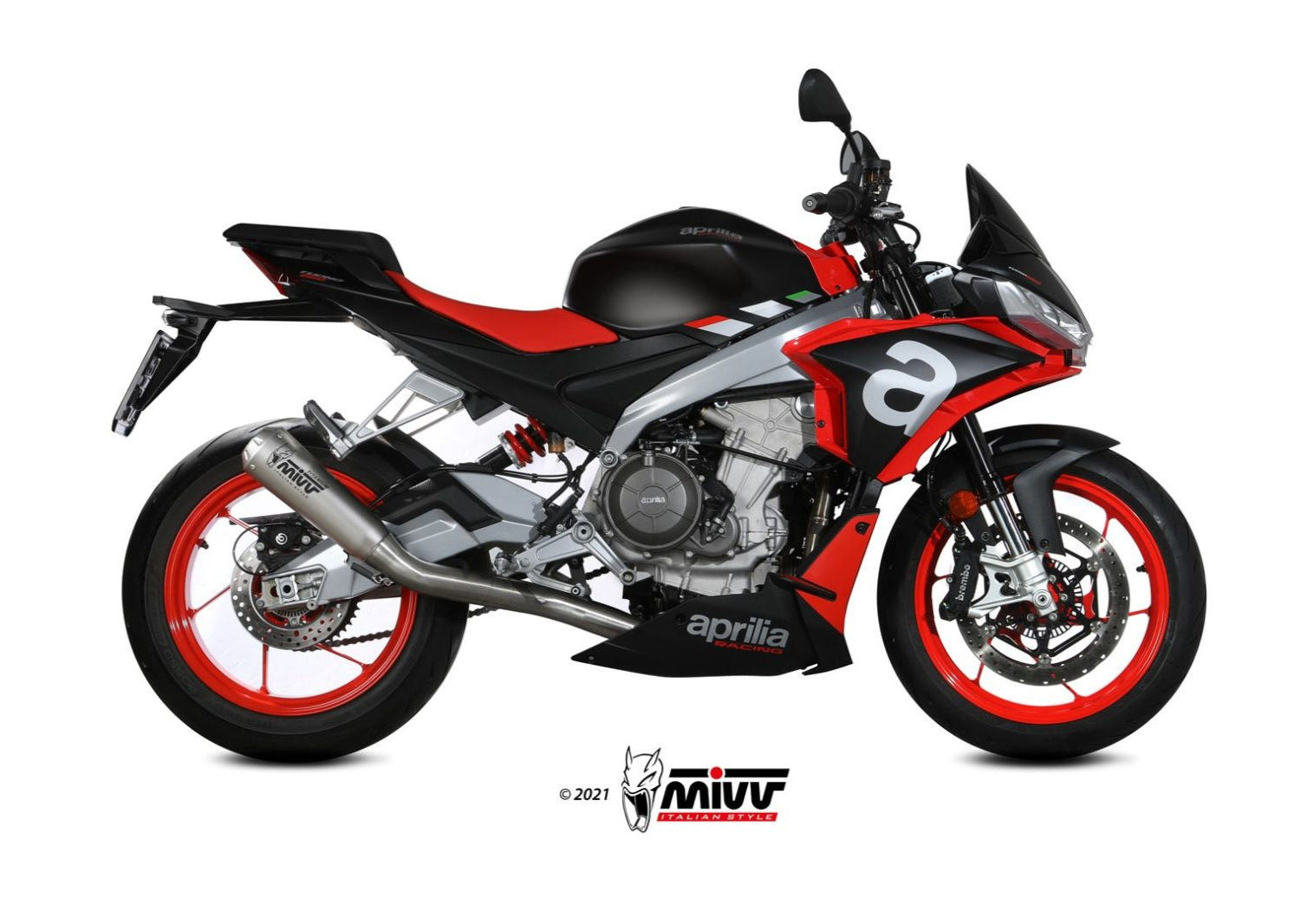 MIVV X.AP.0001 Aprilia RS660 (2020+) Full System Steel High Exhaust (stainless steel; not approved) – Accessories in the 2WheelsHero Motorcycle Aftermarket Accessories and Parts Online Shop
