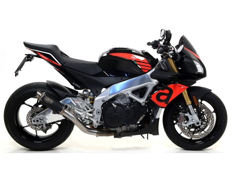 ARROW 71535GPI Aprilia Tuono V4 (17/18) Slip-on Exhaust "GP2" (dark stainless steel) – Accessories in the 2WheelsHero Motorcycle Aftermarket Accessories and Parts Online Shop