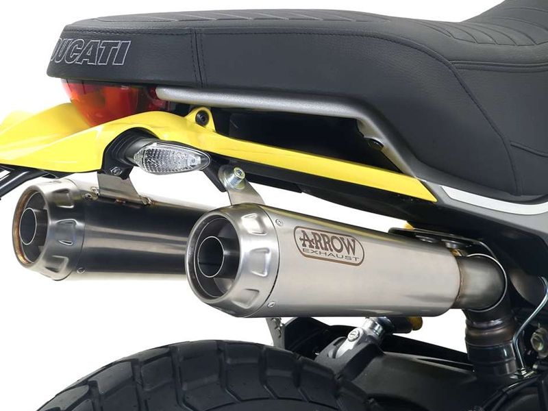 ARROW 71884PRI Ducati Scrambler 1100 (18/19) Slip-on Exhaust "Pro Race" (stainless steel) – Accessories in the 2WheelsHero Motorcycle Aftermarket Accessories and Parts Online Shop