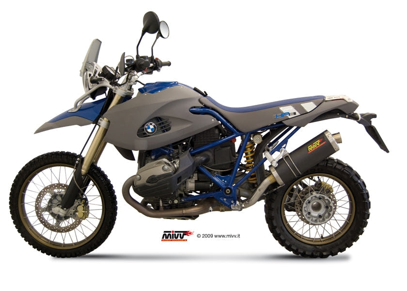 MIVV B.006 BMW HP2 Enduro (05/09) Slip-on Exhaust "Oval" (carbon; approved) – Accessories in the 2WheelsHero Motorcycle Aftermarket Accessories and Parts Online Shop