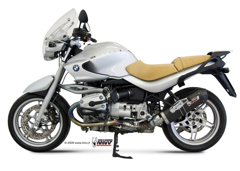 MIVV B.009 BMW R 1150 R (2000/06) Slip-on Exhaust "Oval" (carbon+cap; approved) – Accessories in the 2WheelsHero Motorcycle Aftermarket Accessories and Parts Online Shop