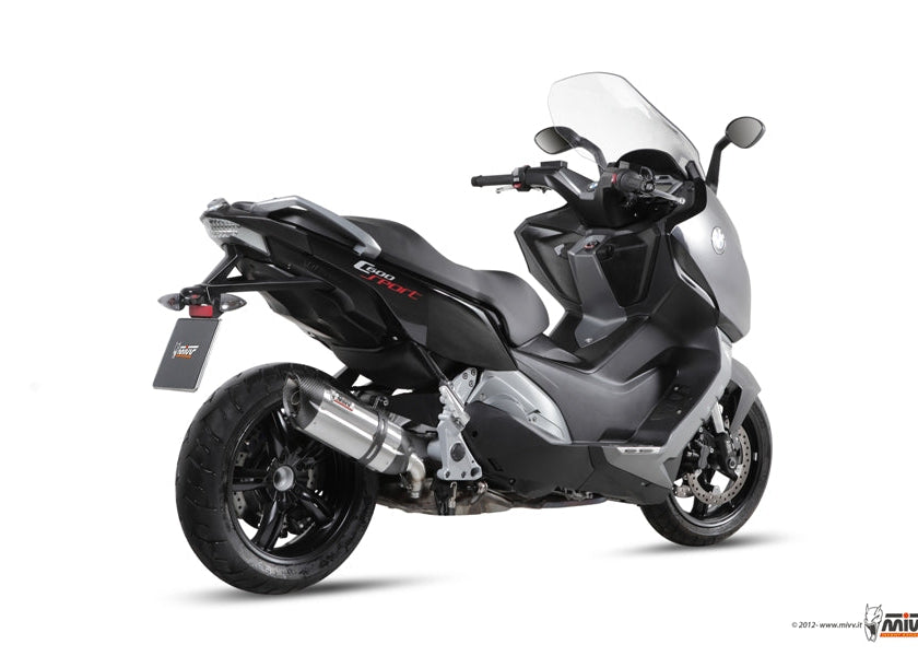 MIVV B.013 BMW C 600 Sport (12/16) Slip-on Exhaust "Suono" (stainless steel; approved) – Accessories in the 2WheelsHero Motorcycle Aftermarket Accessories and Parts Online Shop