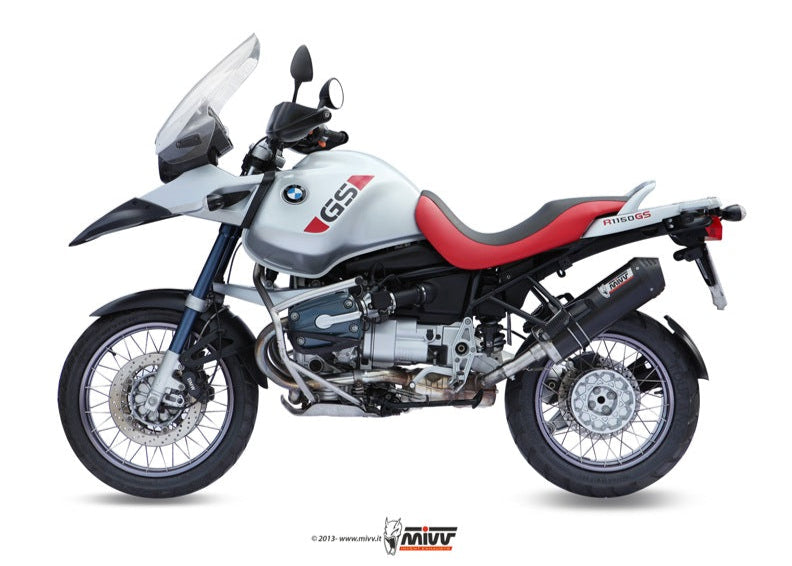 MIVV B.015 BMW R 1150 GS / Adventure (99/03) Slip-on Exhaust "Oval" (carbon+cap; approved) – Accessories in the 2WheelsHero Motorcycle Aftermarket Accessories and Parts Online Shop