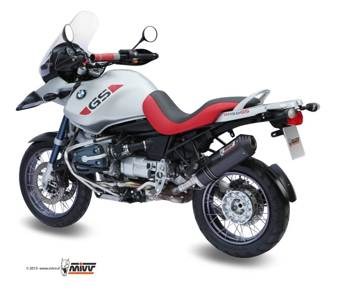 MIVV B.015 BMW R 1150 GS / Adventure (99/03) Slip-on Exhaust "Oval" (carbon+cap; approved) – Accessories in the 2WheelsHero Motorcycle Aftermarket Accessories and Parts Online Shop
