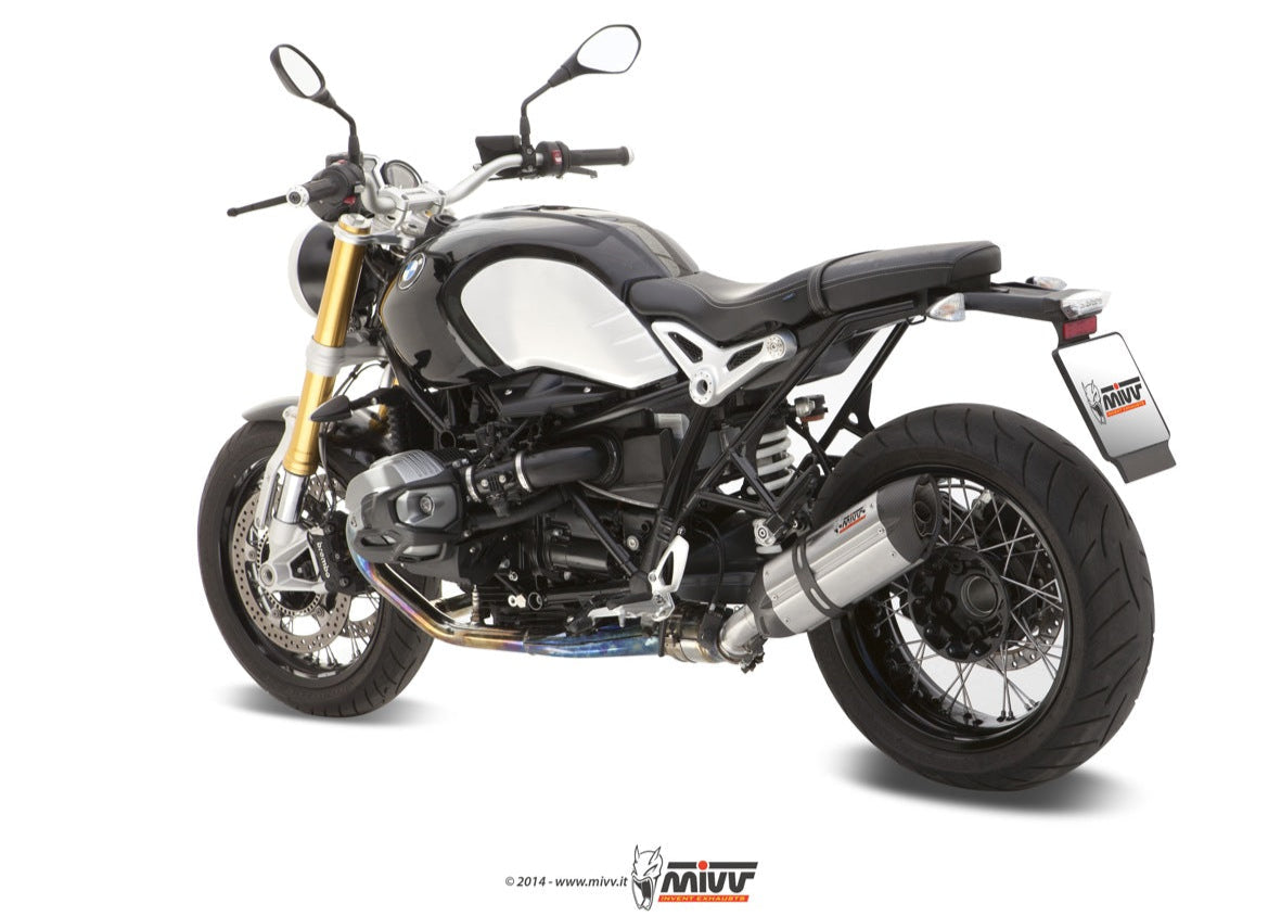 MIVV B.021 BMW R Nine T (14 / 20) Slip-on Exhaust "Suono" (stainless steel; approved) – Accessories in the 2WheelsHero Motorcycle Aftermarket Accessories and Parts Online Shop
