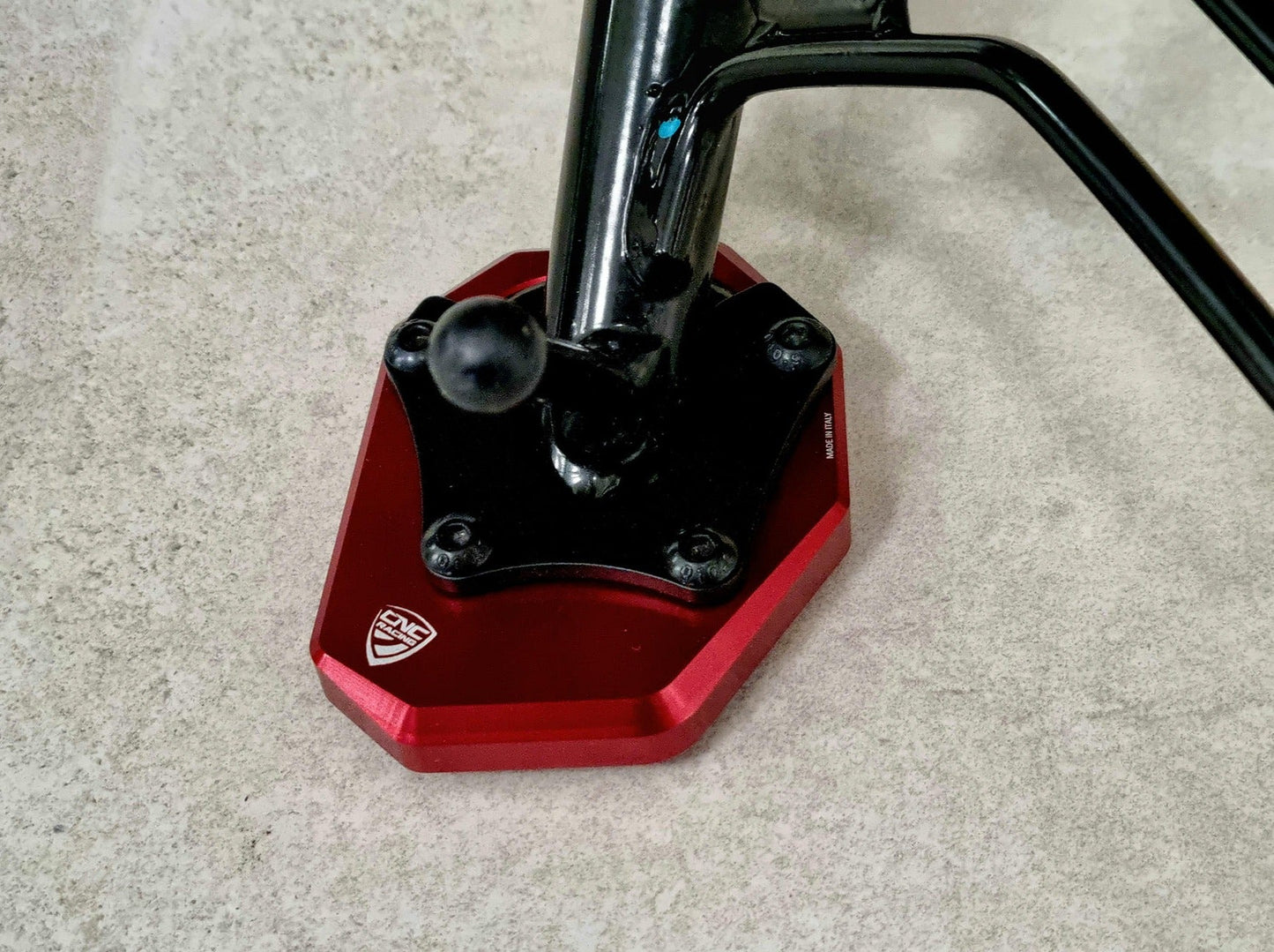 BM601 - CNC RACING Moto Guzzi V85 TT (2021+) Kickstand Pad – Accessories in the Motodeal Motorcycle Aftermarket Accessories and Parts Online Shop